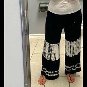 Tie Dye Wide Leg Pant